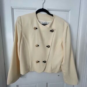 Vintage Albert Nipon Cream Blazer